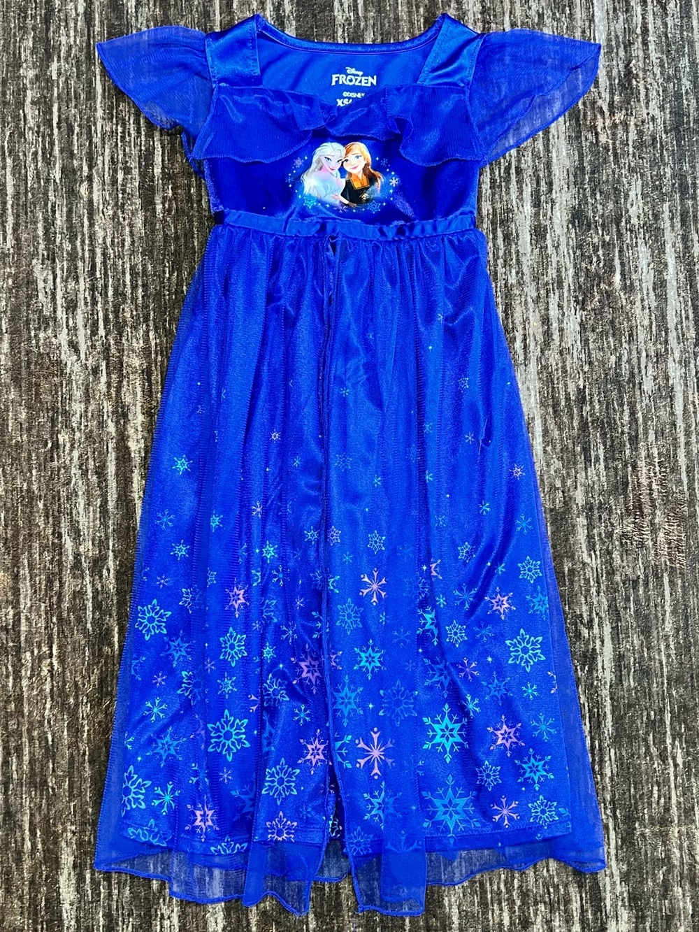 Disney Frozen Blue Girls' Elsa & Anna Dress